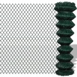 Cumpara ieftin Gard de legatura din plasa, verde, 1,5 x 15 m, otel