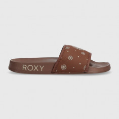 Roxy papuci Slippy femei, culoarea bordo ARJL100909