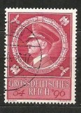 Timbru Germania Reich-ul German 1944 Aniversare Adolf Hitler 54+96 Pfennig Stampilat Istoric - A810