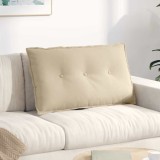 Cumpara ieftin Perna pentru spate Crem 80 x 50 cm Tesatura din microfibra