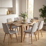 Masă Dining Adore, Design Modern, Extensibilă, 120&ndash;150 cm, 120x70x75 cm