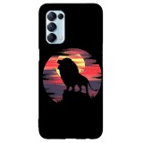 Husa compatibila cu Oppo A15 model Lion King, Silicon, TPU, Viceversa, Transparent, Carcasa