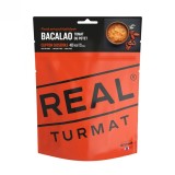 REAL Turmat Bacalao - M&acirc;ncare Liofilizată Expediții, Drumeții, Rezervă Urgență - Cod, Cartofi, Legume, Ușor, 5 Ani Valabilitate, 120g