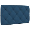 VidaXL Pernă pentru tăblie de pat, albastru, 90 cm, material textil
