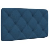 VidaXL Pernă pentru tăblie de pat, albastru, 90 cm, material textil
