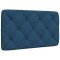 vidaXL Pernă pentru tăblie de pat, albastru, 90 cm, material textil