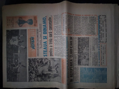 ZIARUL SPORTUL SUPLIMENT FOTBAL 17 IUNIE 1988 foto