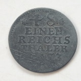 Prusia 1/48 Thaler/ Taler 1753 argint Frederic ll, Europa