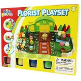Gradina de flori set de plastilina cu 4 culori
