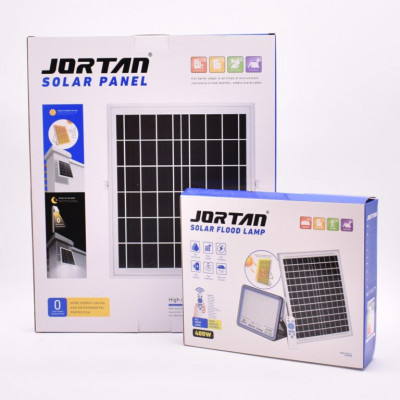 Proiector 400W cu LED SMD, panou solar si telecomanda &amp;ndash; JT-BS400W-TYTZ foto