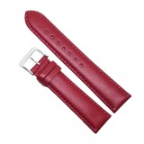 Cumpara ieftin Curea Ceas &bdquo;Passion Red&rdquo; &ndash; Piele Naturală Mată (8mm - 24mm)