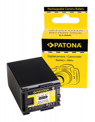 Acumulator /Baterie PATONA pentru CANON BP-827 FS10 FS100 FS11 FS200 FS21 FS21 FS22 iVIS FS10- 1145 foto