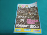 PROGRAM FOTBAL STEAUA BUCUREȘTI-PSV EINDHOVEN *1989 *