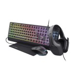Tastatura Mecanica Gaming Trust GXT 792 QUADROX, USB, Negru