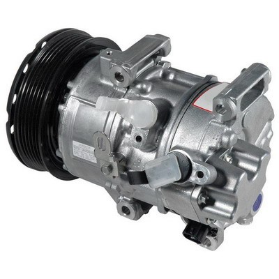 Compresor aer conditionat Toyota Avensis (T25), 2003-2008, Corolla Verso, 2002-2009, motorizare 2.0 D-4D, 85kw, diesel, rola curea 100 mm, 5 caneluri foto
