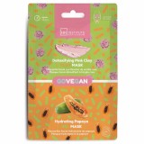 Masca duo pentru față cu argilă roz și papaya de la Skincare Essential IDC Cosmetics 85106, IDC Institute