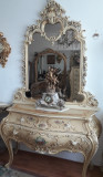 Comoda cu oglinda baroc venetian/mobila antica/vintage/Ludovic/rococo