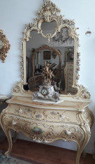 comoda cu oglinda baroc venetian/mobila antica/vintage/Ludovic/rococo foto