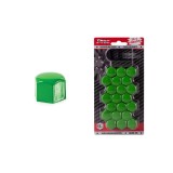 Set capace prezoane 17 mm, culoare Verde