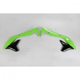 Laterale radiator Kawasaki KXF450/16-18 negru/verde Cod Produs: MX_NEW KA04736999