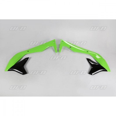 Laterale radiator Kawasaki KXF450/16-18 negru/verde Cod Produs: MX_NEW KA04736999 foto