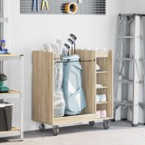 vidaXL Dulap Golf cu roata Simplu Stejar Sonoma 90 x 45 x 98 cm 899465