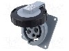 Conector alimentare AC, IEC 60309, IP69K, 32A, {{Tensiune nominala}}, 4 pini, AMPHENOL - 2CMA166962R1000