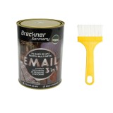 Vopsea Email Anticoroziva 3 &icirc;n 1 Verde 6016 pentru Metal, 2kg, Breckner Germany - Direct pe Rugina, pe Baza de Apa
