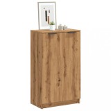 VidaXL Pantofar, stejar artizanal, 59x35x100,5 cm, lemn prelucrat