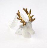 Cumpara ieftin Decoratiune Craciun - Porcelain Stag Head, 4x6.5cm | Drescher