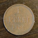 Moneda Finlanda - 1 Penni 1888