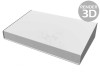Carcasă desktop aluminiu negru 1456PH1BKBU 356x211x76mm
