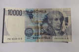 Bancnota Italiana de 10.000 lire,anul 1984,necirculata.