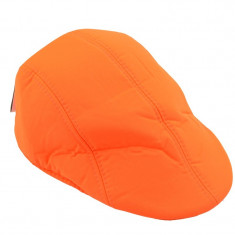 Palarie tip bereta fluorescenta unisex culoare portocaliu foto