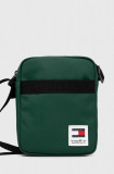 Tommy Jeans borsetă culoarea verde AM0AM11962