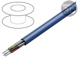 Cablu Ecranat 2x2x22AWG Cu 300V PVC Folie Al
