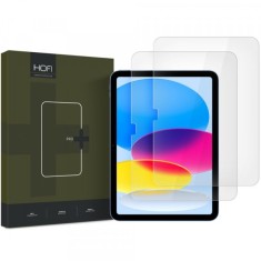 Folie de protectie Ecran HOFI PRO+ pentru Apple iPad (2025) / (2022), Sticla Securizata, Full Glue, Set 2 bucati