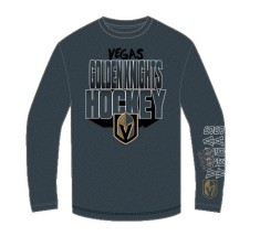 Vegas Golden Knights tricou cu măneci lungi pentru copii Stand Out Ls Ctn - Dětsk&eacute; S (6 - 8 let)