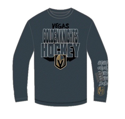 Vegas Golden Knights tricou cu măneci lungi pentru copii Stand Out Ls Ctn - Dětsk&amp;eacute; L (11 - 12 let) foto