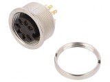 Conector M16 Soclu Mamă 7 PIN 5A 60V IP40, Lumberg