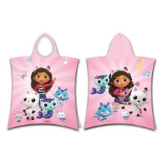 Prosop de plaja tip poncho Gabby s Dollhouse 50 115 cm