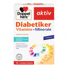 Vitamine si minerale Diabetiker Aktiv, 30 comprimate, Doppelherz