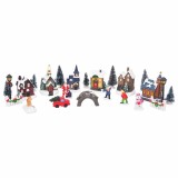 vidaXL Decorațiune de Crăciun pentru Masă Multicolour 6.5 x 9.1 cm