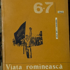 Revista Viata romaneasca nr 6-7 1963