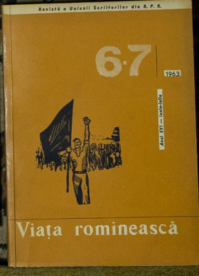 Revista Viata romaneasca nr 6-7 1963 foto