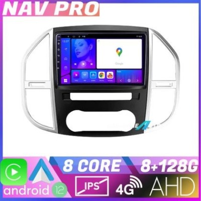 Navigatie Mercedes Vito w447 2016 EDOTEC-LITE Android Ecran 720P Octa Core 8 128 Carplay CarStore Technology foto