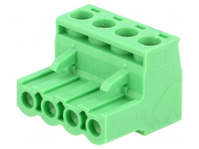 Regletă Conexiuni Deconectabilă 5,08mm 4 Piste Drept Mufă
