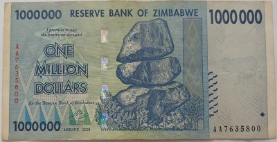 Zimbabwe, 100000 dollars 2008 foto