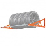 Suport de perete pentru 4 anvelope R14-R20 inch, Reglabil in latime 787-1440 mm, max 181 kg