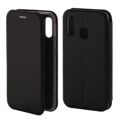 Husa Flip cover magnetic pentru Samsung Galaxy A40, A405 Negru foto